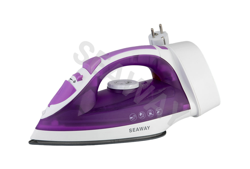 SW-201C เคลือบเซรามิค ไอน้ำแนวตั้ง ม้วนเก็บไอน้ำ เตารีดไอน้ำ