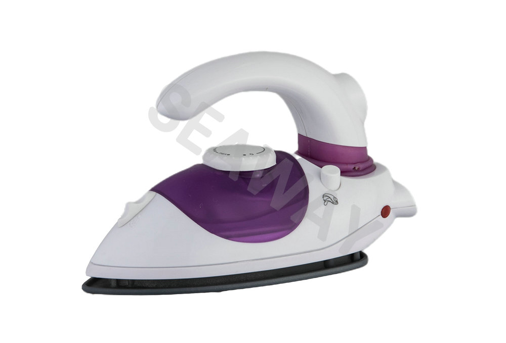 SW-2388 900W-1100W Dual Voltage Choice Straight Handle Travel Iron